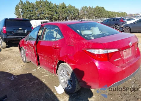 2014 Toyota Corolla Le Plus from USA, damaged, VIN 2T1BURHE1EC079130